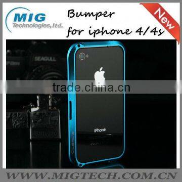 High quality S line metal bumper for iphone 4, phone cases