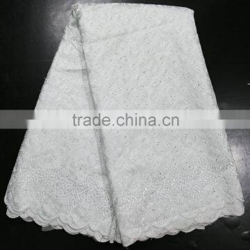 2015 New Fashion Organza Lace Heavy Double African Organza Lace for Wedding Dress photo-5