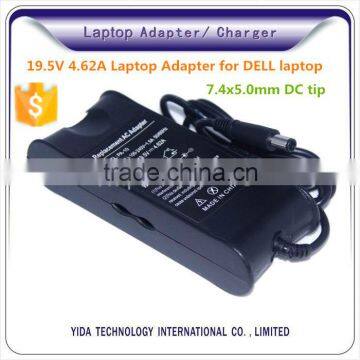 Laptop power adapter for DELL 19V 4.62A 90w 7.4X5.0mm