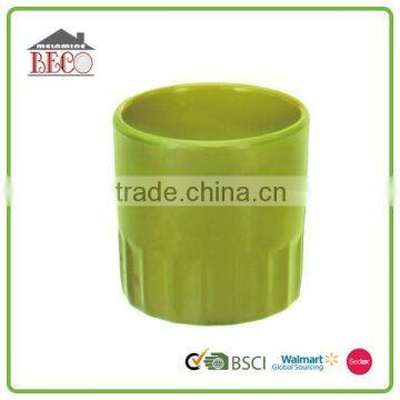 Eco-friendly household solid color round melamine cold drink cup