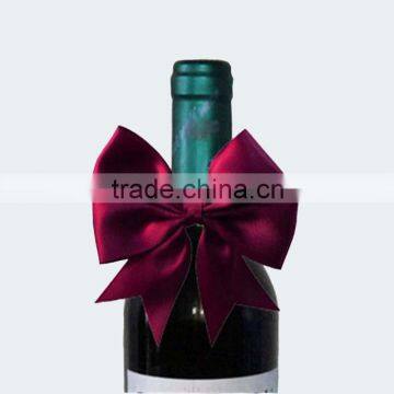 colorful ribbon bow for wine bottles