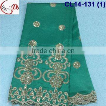 CL14-131 New material hot sale African style with sequinse and beautiful design george lace