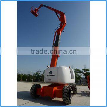 Hydraulic articulating 18m aerial work platform, self propelled work platform with cheap, hydraulic electric aerial platform