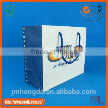 Good Quality Luxury White Paper Bags With Professional Design