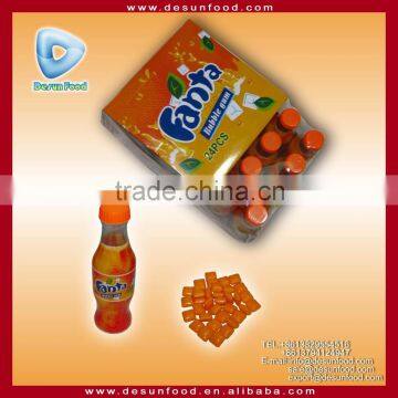 Orange flavor Fanta bubble gum