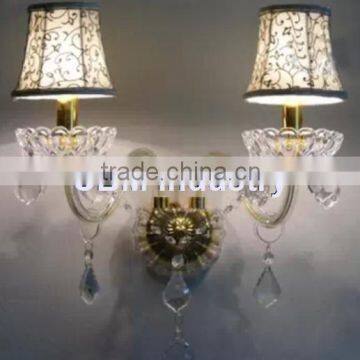 Modern hotel headboard swing arm wall lamp