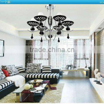 fashionable home decoration black chandelier lighting modern