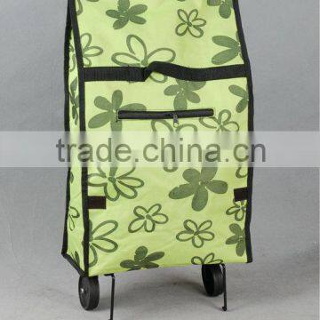 folding nylon shopping cart bag-GW93