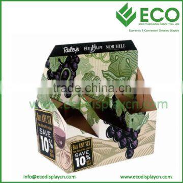 Custom Cardboard 6 Pack Bottle Carrier