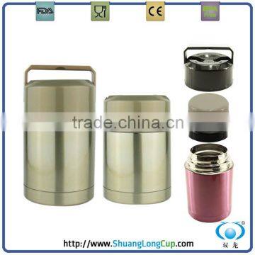 1.2L Eco Friendly Double Wall Stainless Steel Insulated Thermos Food Container