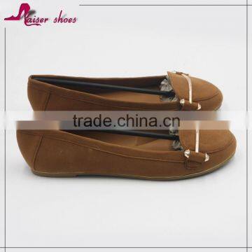 SSK16-306 ladies shoes wholesale women loafers,new ladies oem microfiber metal loafer shoes                        
                                                                                Supplier's Choice