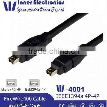 4 To 4-pin IEEE 1394 DV iLink For PC MAC FireWire Cable