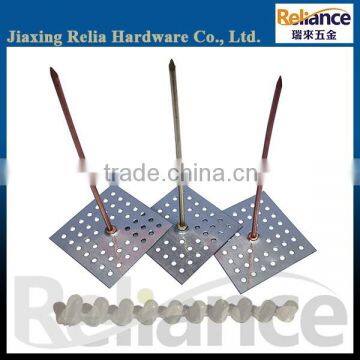 Perforated Base Insulation Pin With Protection Plastic Cap