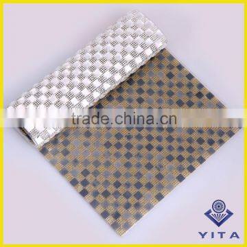 Decorative round colored rhinestone hotfix sheet wholesale made in China