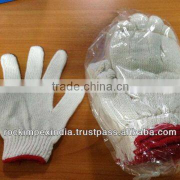 INDIA COTTON KNITTED GLOVES