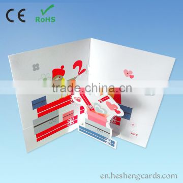 promotional greeting card sound chip&music greeting cards