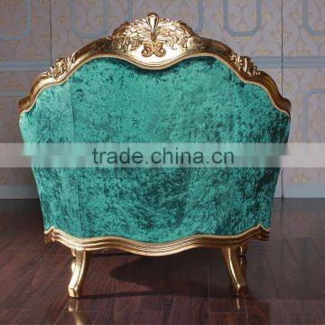 Luxurious Classic Furniture Sofa With Gold Leaf Gilding photo-3