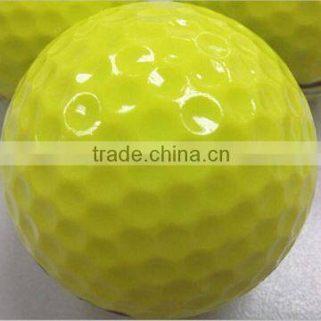 2016Hotsell used colored golf balls wholesale yellow