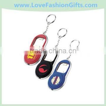 Wholesale Printed Round LED Key-Lights with Bottle Openers