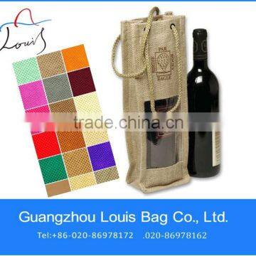 Jute wine bag wine bag