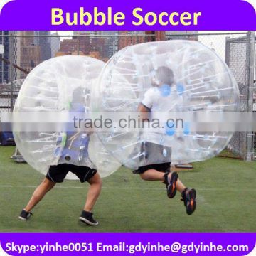 2016 hot sale inflatable human bubble soccer battle balls