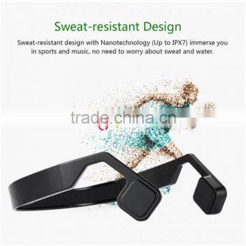 Waterproof Wireless Bone Conduction Sports Music Hands Free Bluetooth Headphone Wholesale