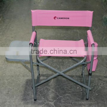 Pink director camping chair