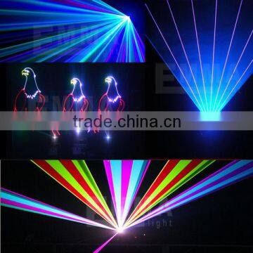 DMX512 ILDA voice control 5w-6wW RGB full color animation stage laser light/outdoor laser lighting/laser disco