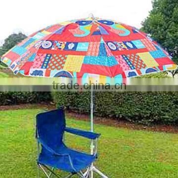 strong sun reinforced waterproof outdoor beach umbrella with base