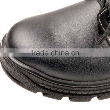 Anti-Puncture PU Injection Slip Suede Leather Safety Boots photo-4