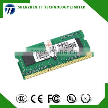 HOT SELLING laptop memory ram ddr3 8g 1600mzh