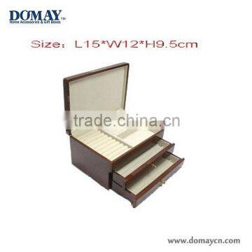 luxury custom logo PU leather jewelry box ,gift box