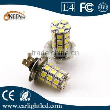 DC12V Shockproof Auto LED Lights H7 5050 SMD 27 LED Bulb Fog Lamp For All Cars