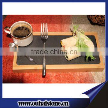 Slate bamboo cheese board bamboo plate bamboo serving board