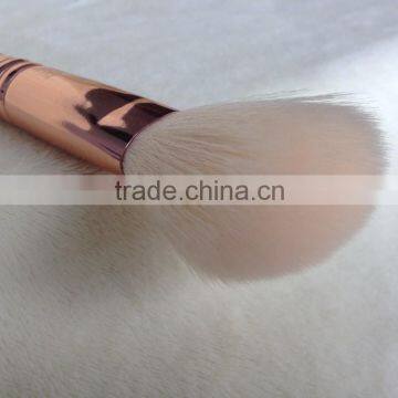 rose golden ferrule angled cosmetic make up blush brush