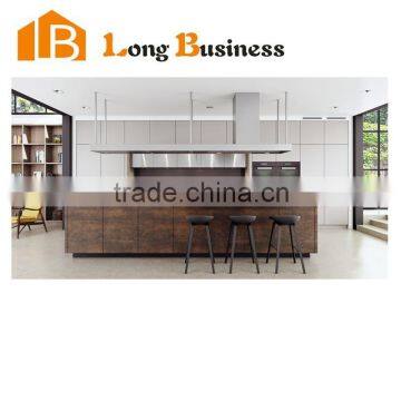 LB-JL1085 Kenya Project Modern Design Round Laminate Kitchen Cabinets