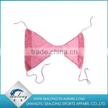 2016 Slimming Sweet Pink Bikini Customized Fashion Knit Bikini for Girl photo-4