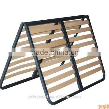Steel Bed With Wooden Slats in Silver Color photo-5