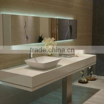 elegant shower mirror frame mirror with LED