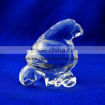 Wholesale Crystal Quartz / Sfatik Hand Carved Bird