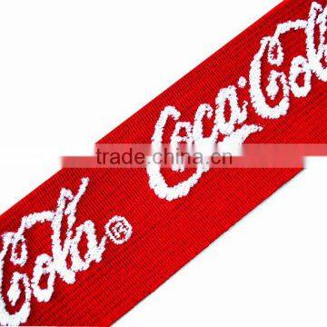 Elastic Webbing with Logo flexible strap