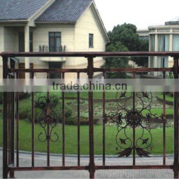 casting steel fence grill design for garden (China manufacturer)