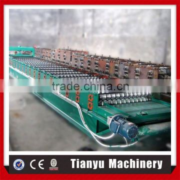 Corrugated iron roofing sheet roll forming making machine made in China