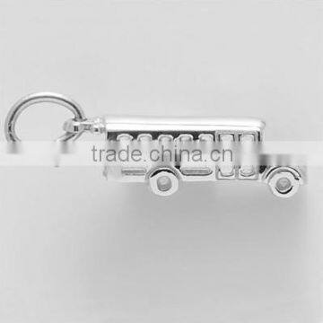 3 dimensional school bus charms and pendants zinc alloy charms for bracelet