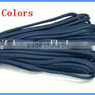 4MM Polyester Pure Colour 550 Paracord Survival Rope 300 Colors Choosing Available