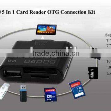 USB+5 In 1 Card Reader OTG For Samsung Galaxy Tab