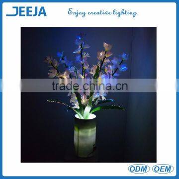 Party Decoration Fiber Flower Light For Wedding Tabletop Centerpieces