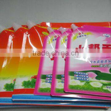 Laminated Plastic Detergent Stand Up Pouch