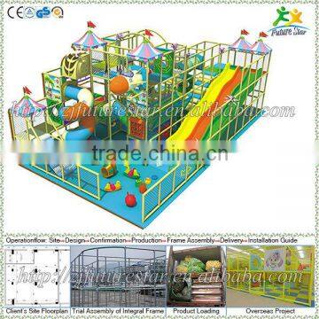 Free design CE & GS standard eco-friendly LLDPE kids indoor playground slide