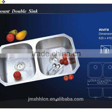 8247A cUPC stainless steel kitchen Sink -XHHL China Sink supplier